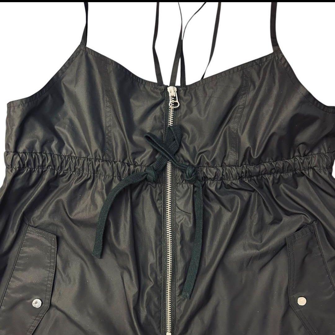 最終値下げ人気販売品アダムエロペ　UVカットシャイニータフタロンパースブラック