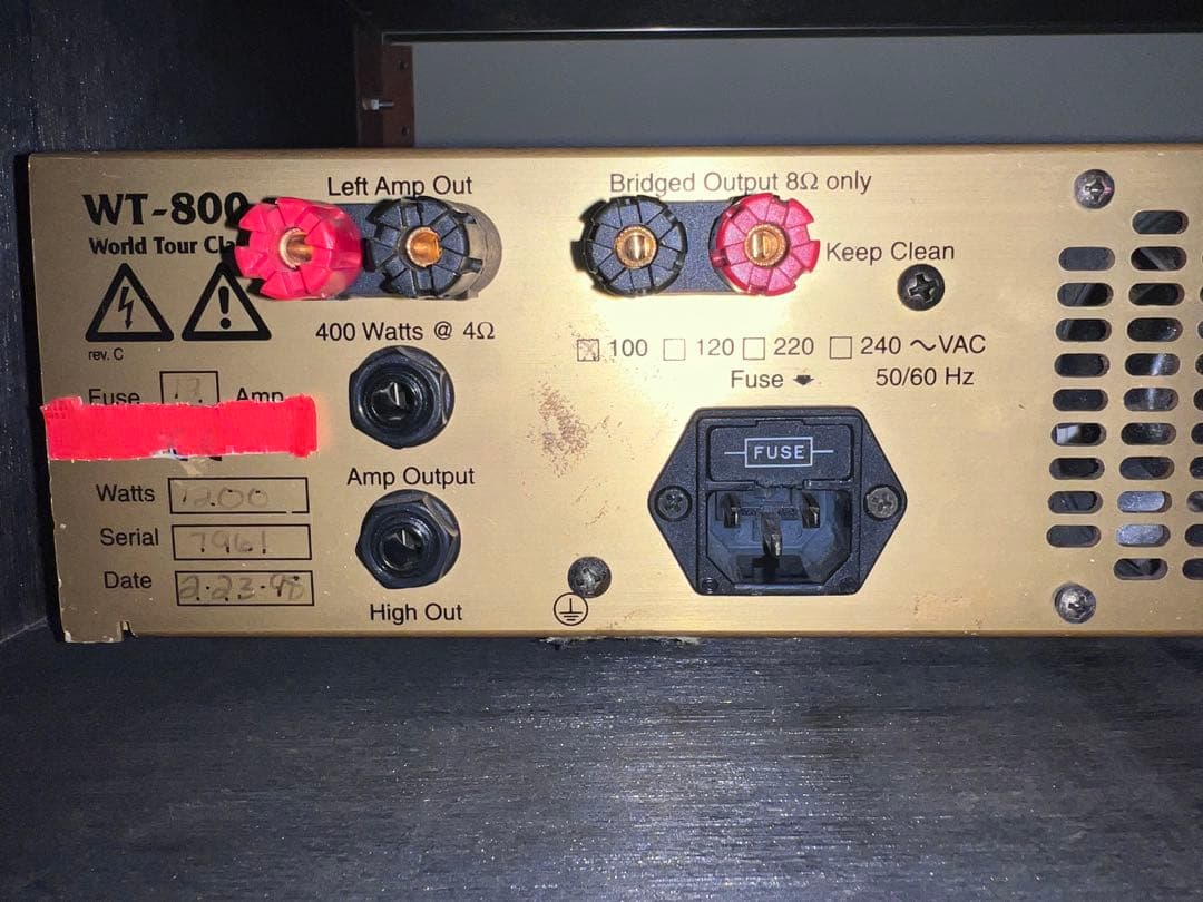 EDEN WORLD TURE WT-800 ヘッドアンプ