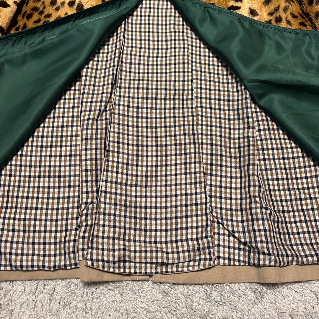 美品 アクアスキュータム　大きいサイズ トレンチコート　ライナー付 13 XL