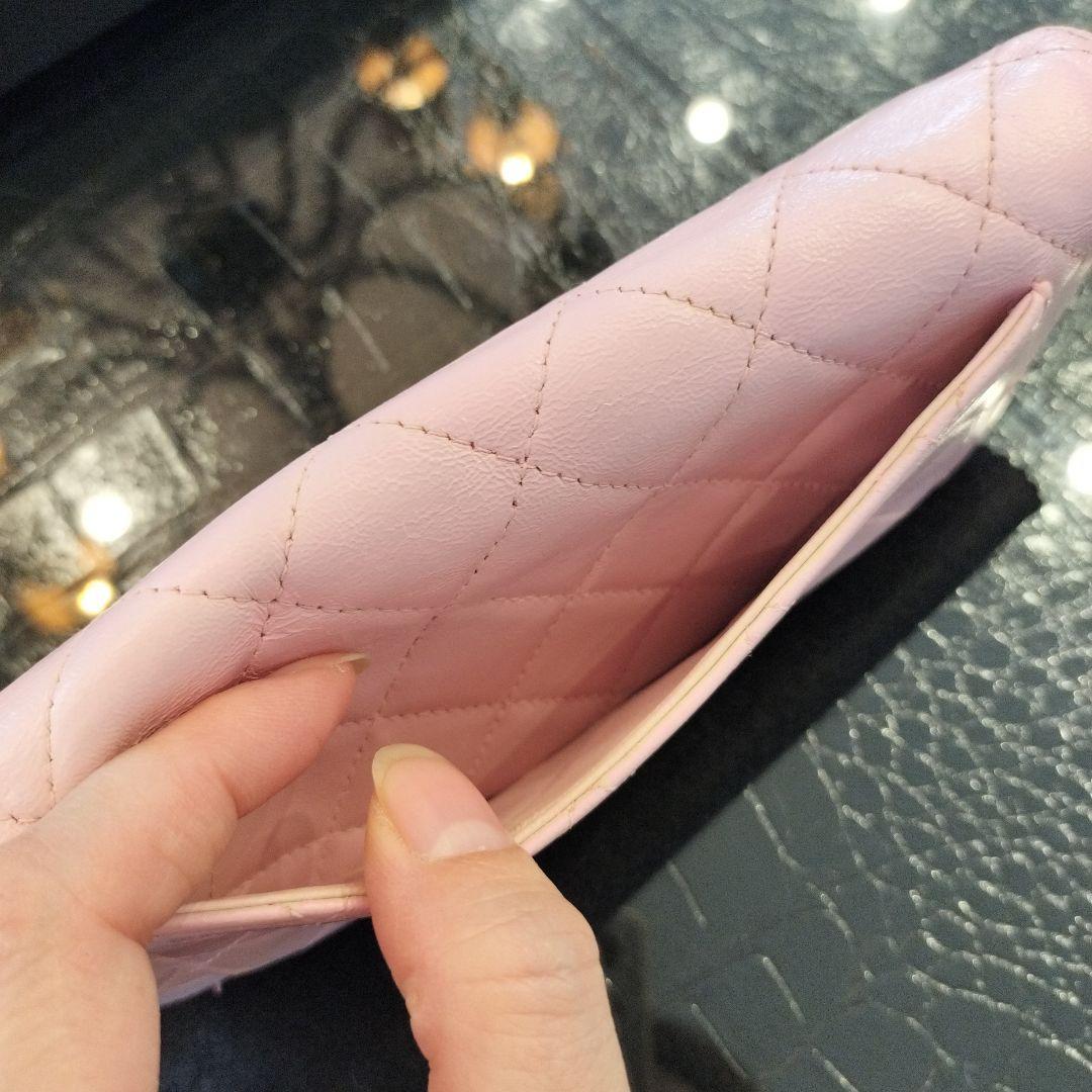 CHANEL マトラッセ 長財布 ピンク
