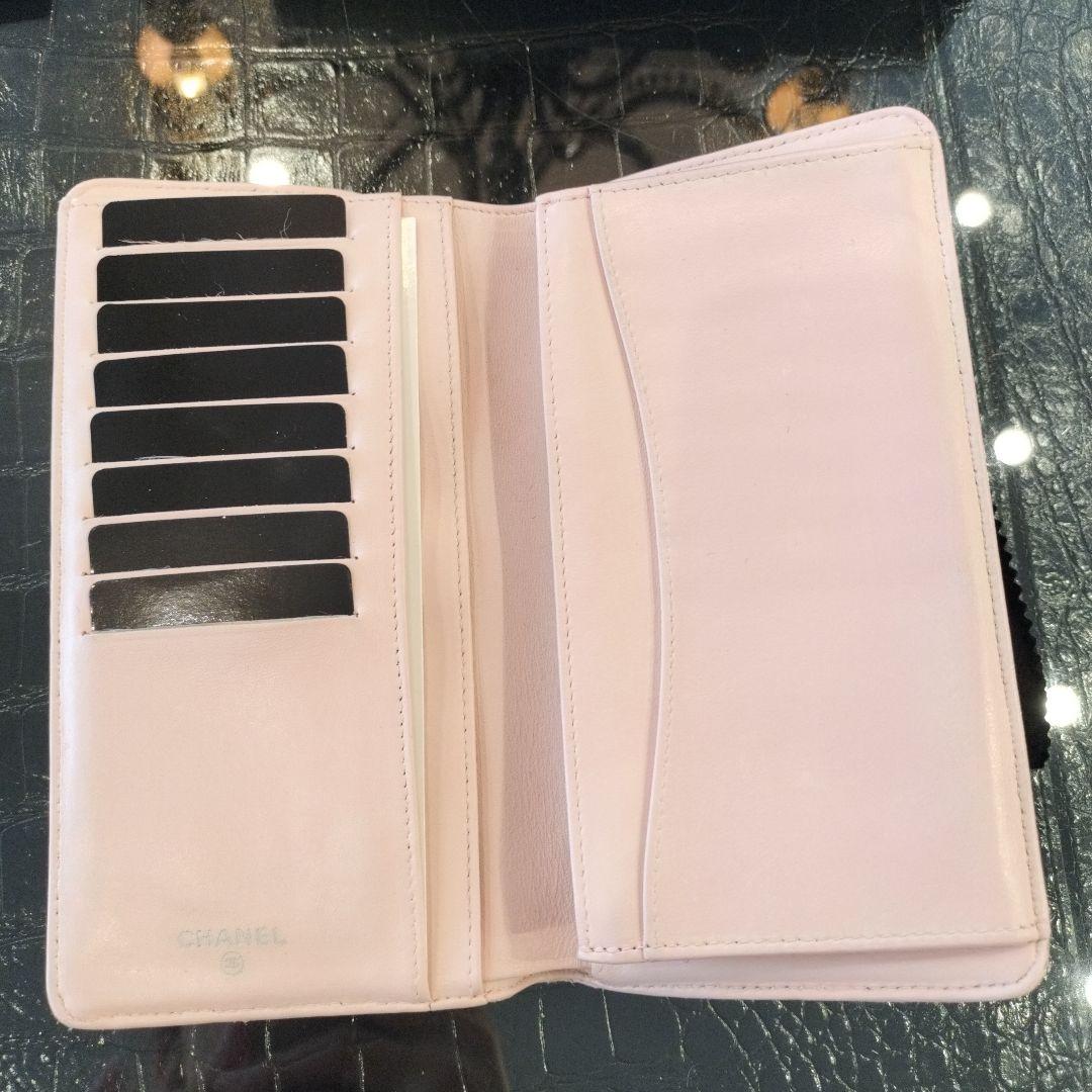 CHANEL マトラッセ 長財布 ピンク
