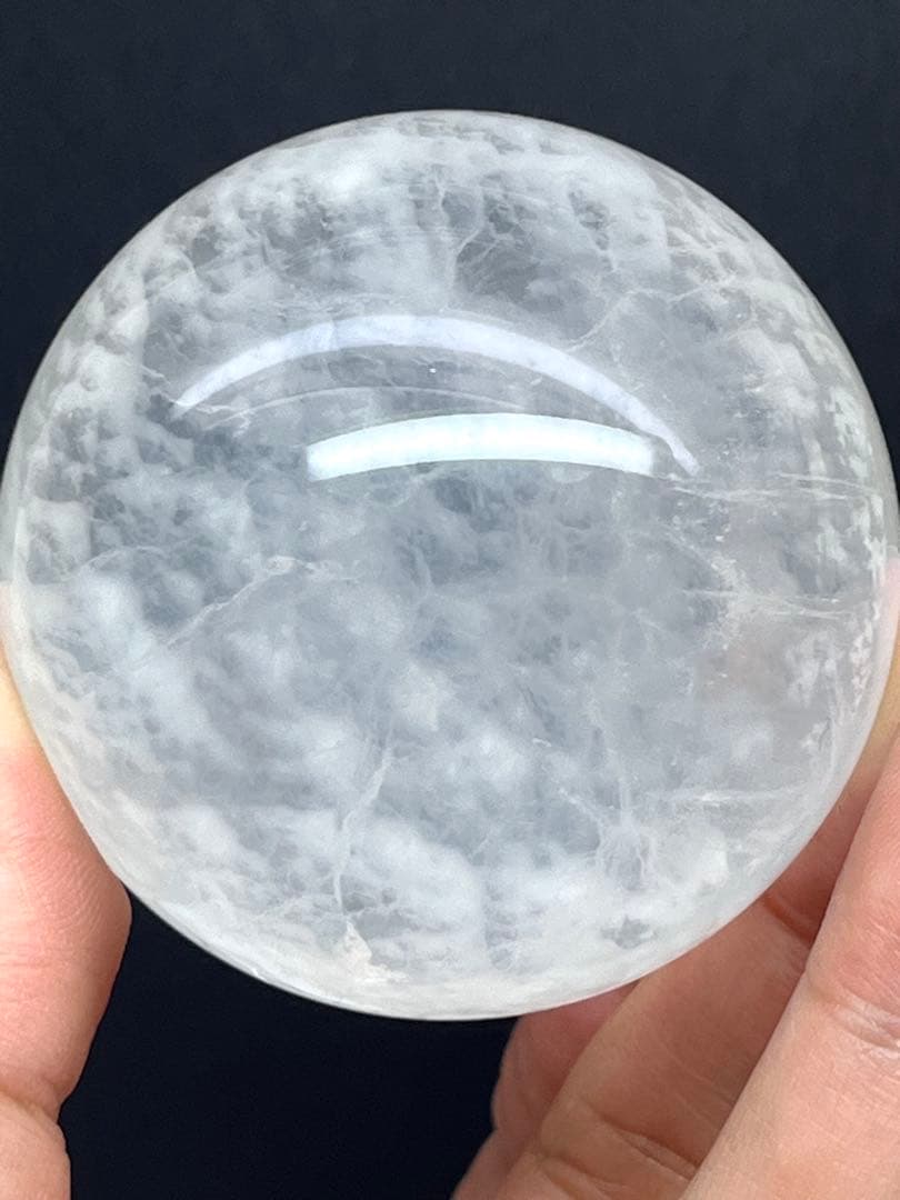 天然石　セリサイトインフローライトスフィア　　約5.4センチ⭐️1532