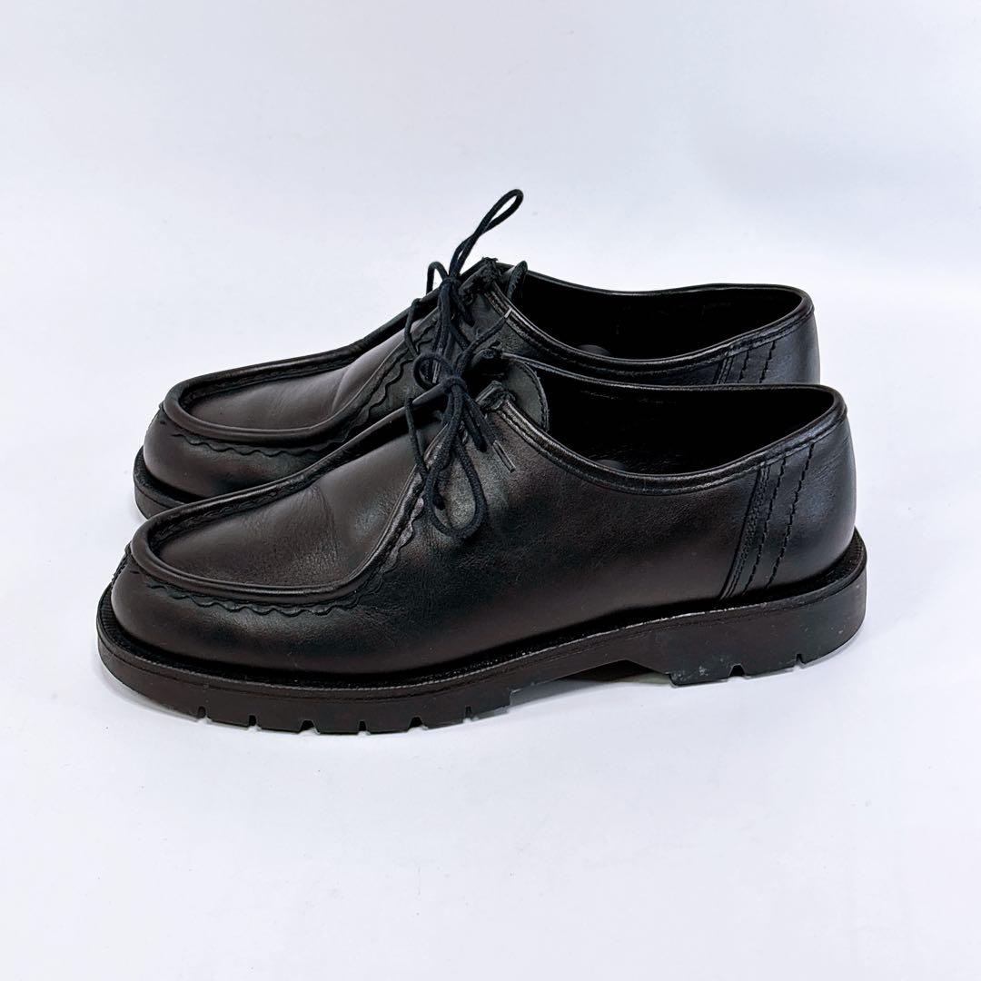 【美品】KLEMAN PADROR チロリアンシューズ 43 黒 レザー