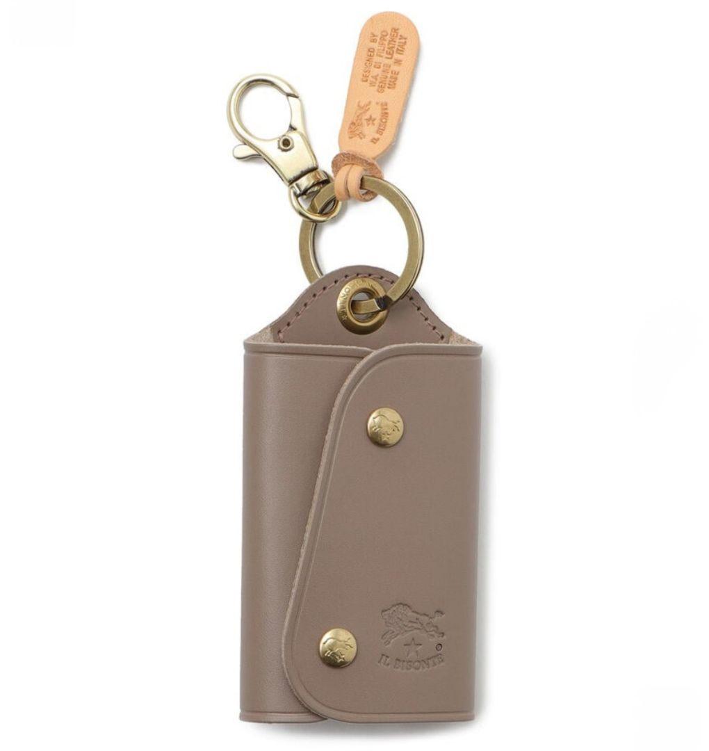 【新品未使用】イルビゾンテ IL BISONTE キーケース グレー