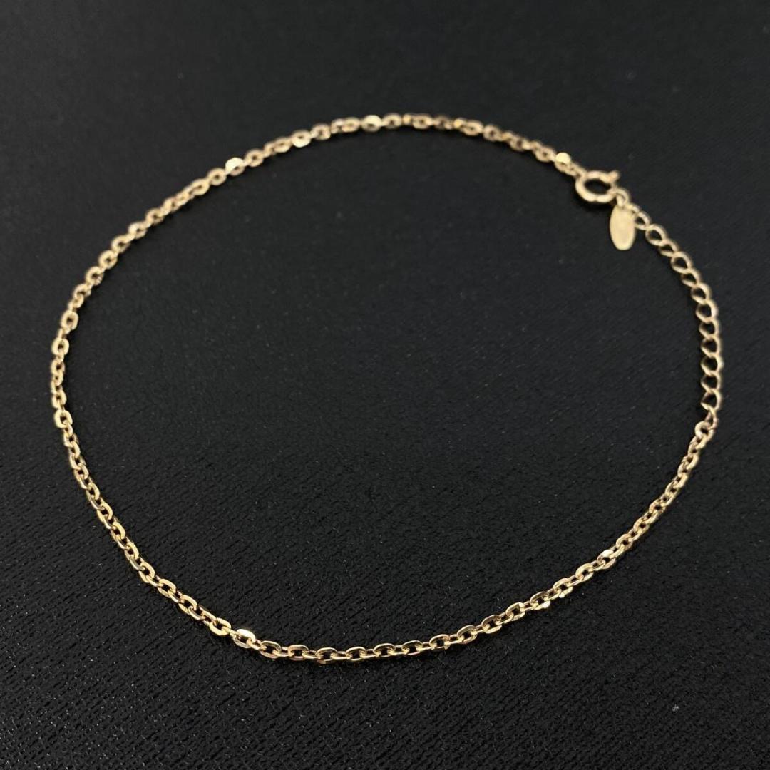 AVALANCHE K10 ゴールド チャーム チェーン アンクレット