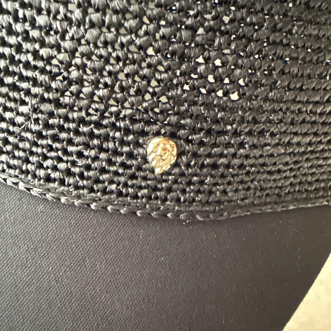 ヘレンカミンスキー Blaise キャップ つば広ラフィア×コットン