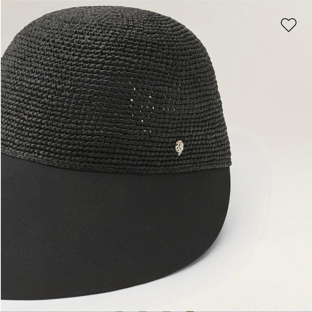 ヘレンカミンスキー Blaise キャップ つば広ラフィア×コットン