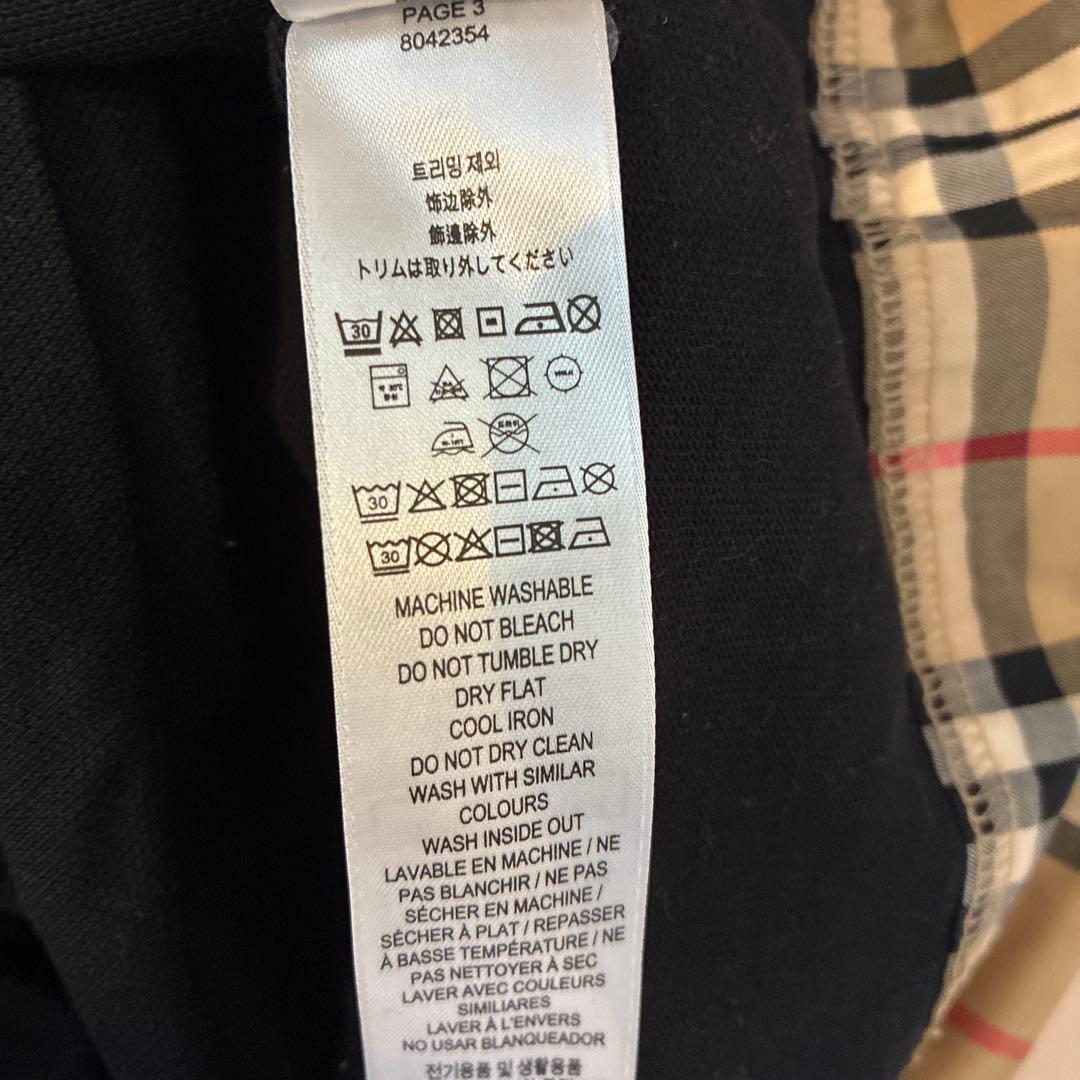 BURBERRY ポロドレス 6Y ブラック