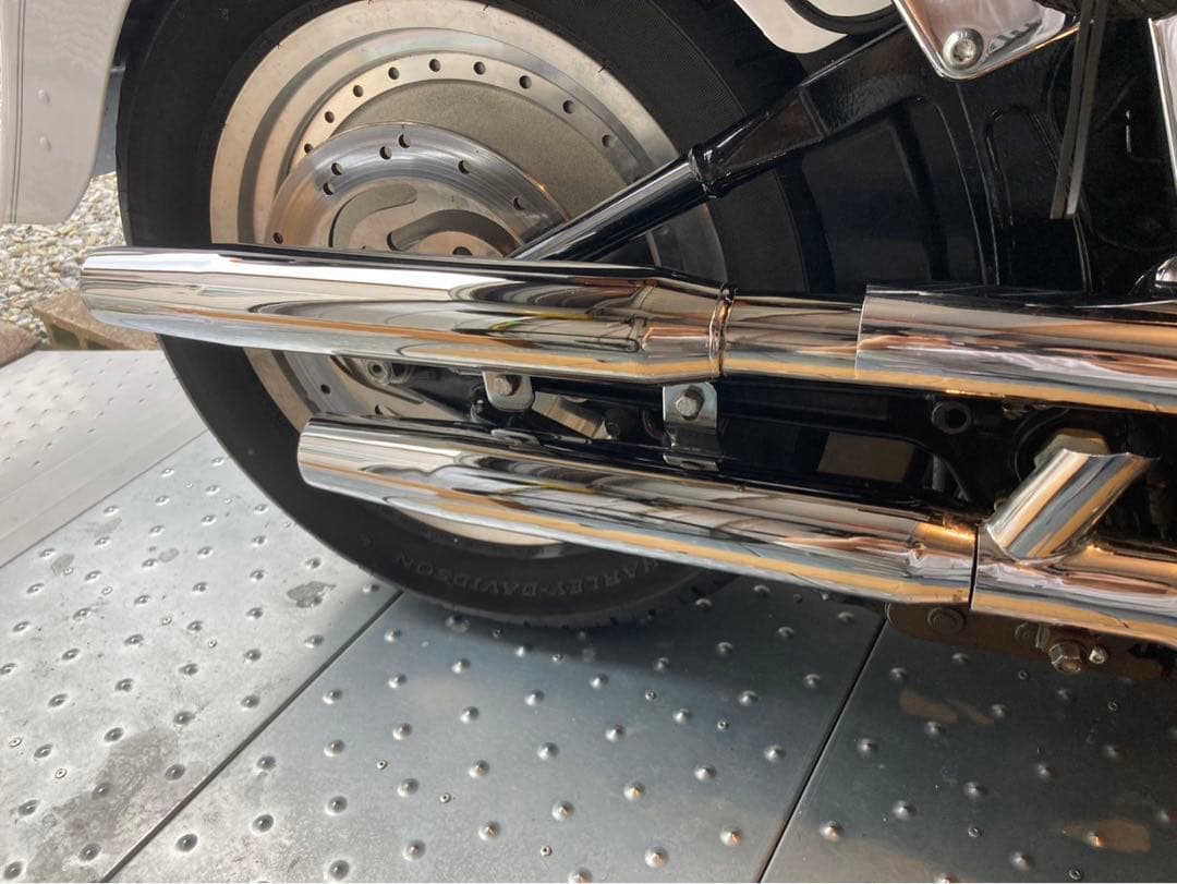 ハーレー　ソフテイル　サイレンサー　スリップオン　マフラー　cycleshack