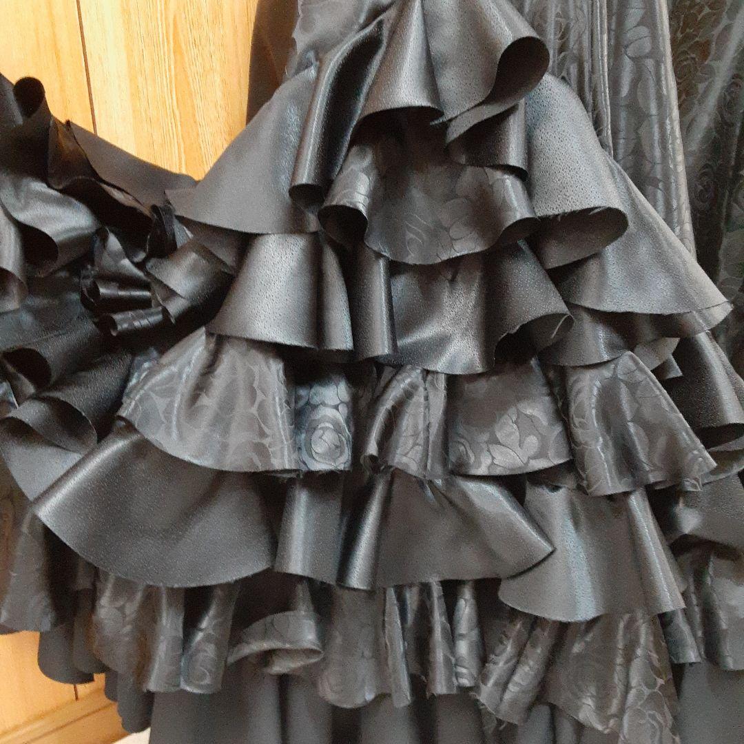 フラメンコ衣装　☆ファルダのみ　＊ブラックファルダ＊