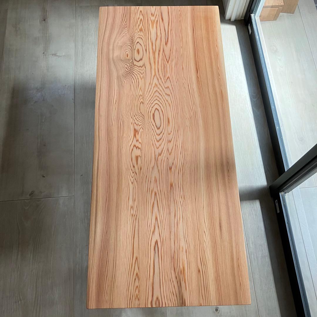 日光杉一枚板　ローテーブル　ソファテーブル　ハンドメイド