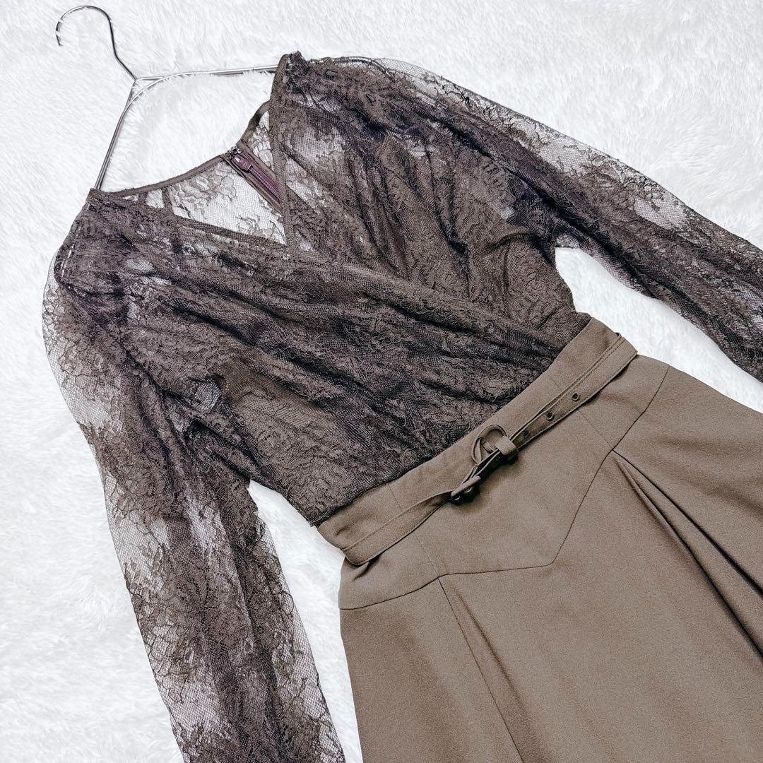 極美品 Ameri VINTAGE LADY LACE VEIL DRESS