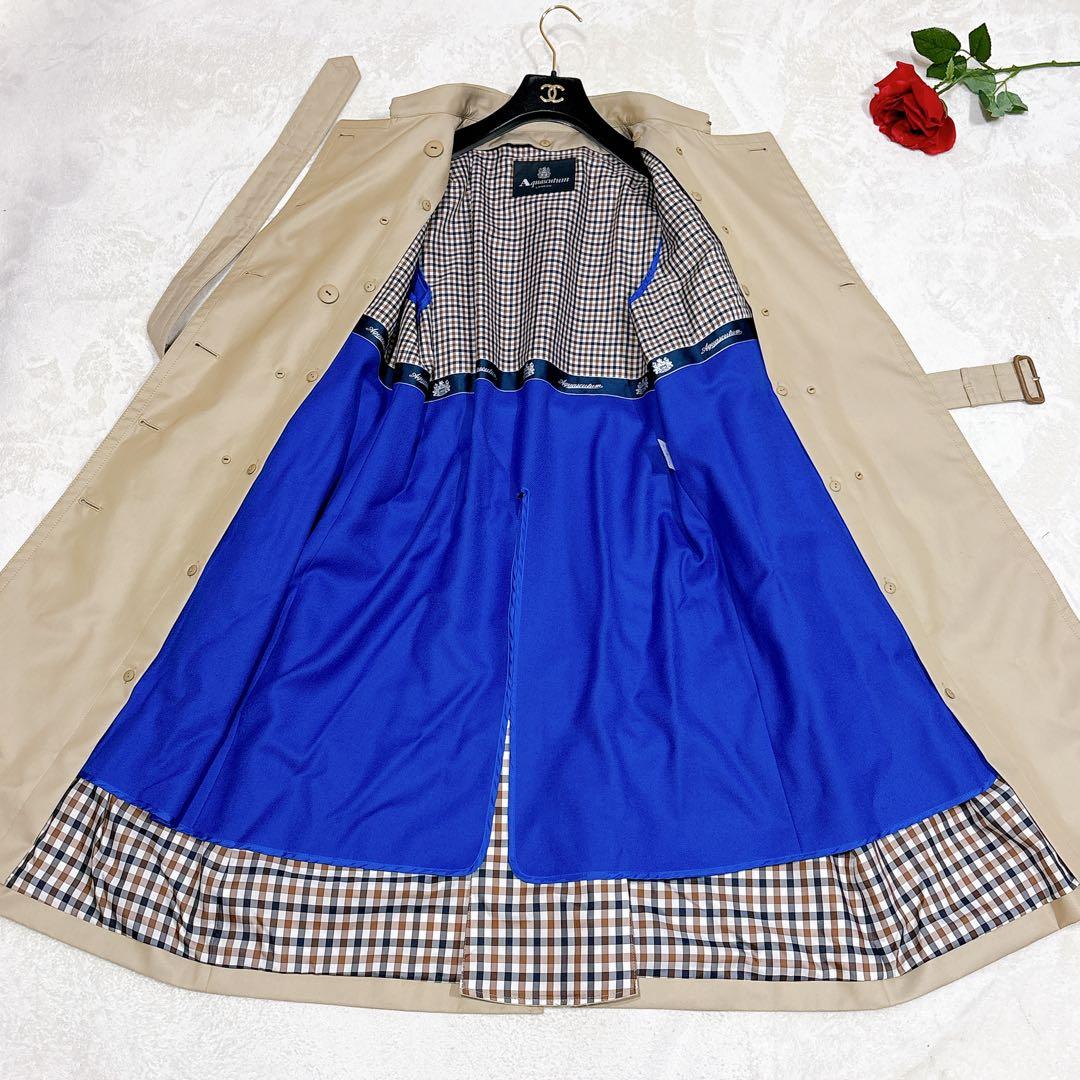 未使用✨　アクアスキュータム　トレンチコート　ライナー　XXL ロング　ベージュ