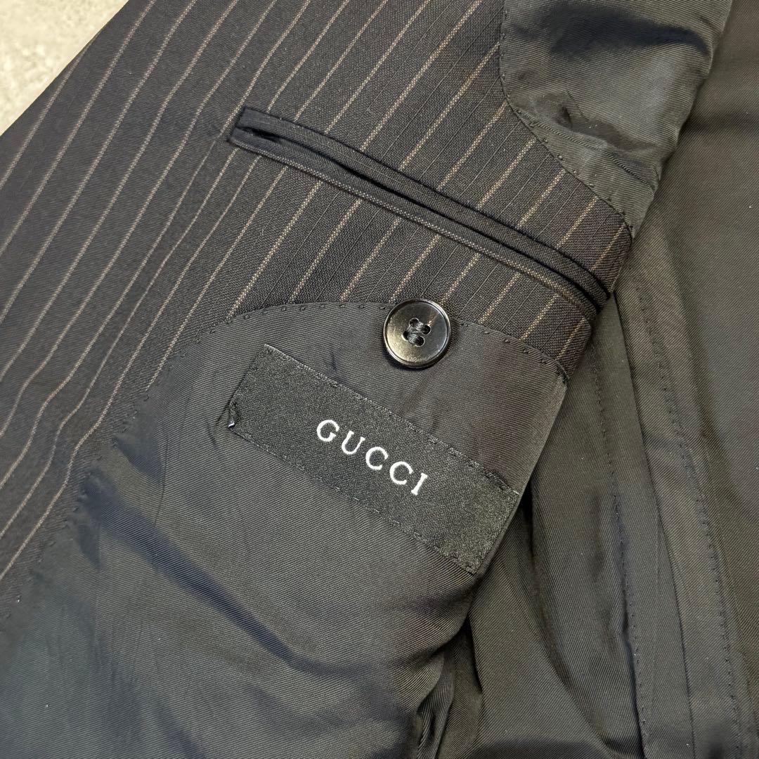 GUCCI トムフォード期 ストライプ シングル 2B スーツ セットアップ
