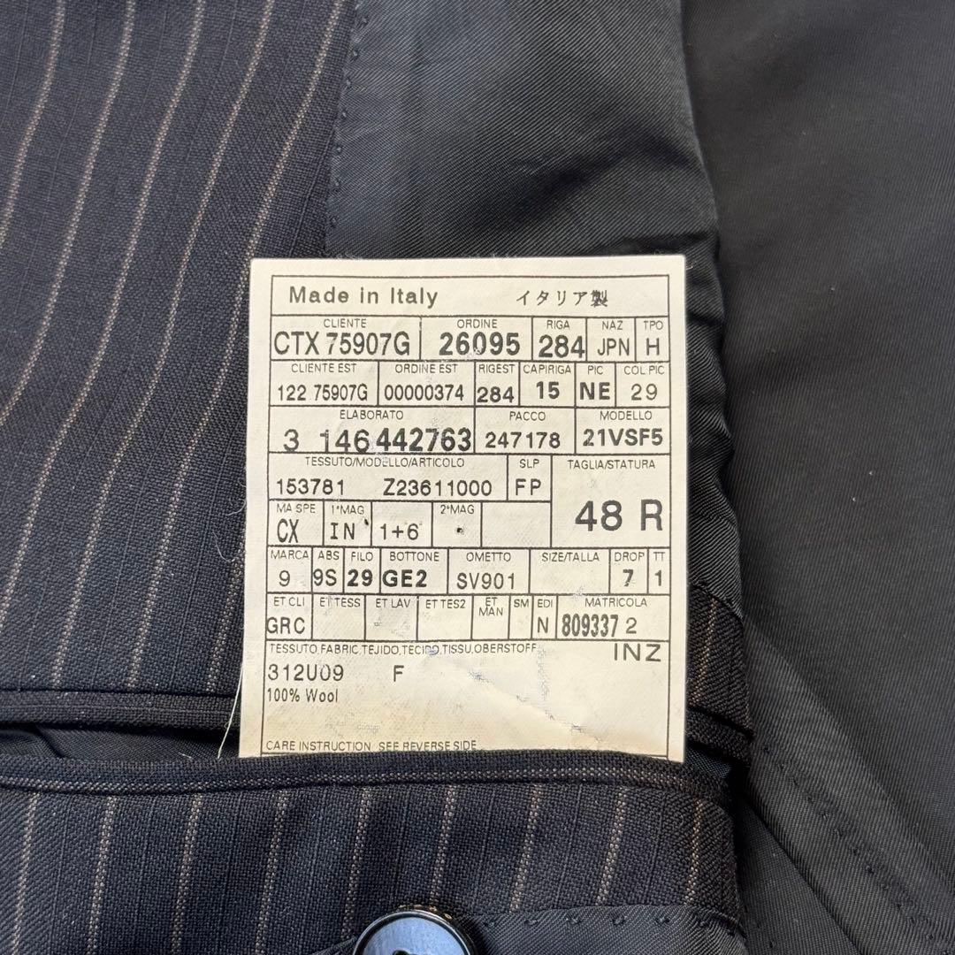 GUCCI トムフォード期 ストライプ シングル 2B スーツ セットアップ