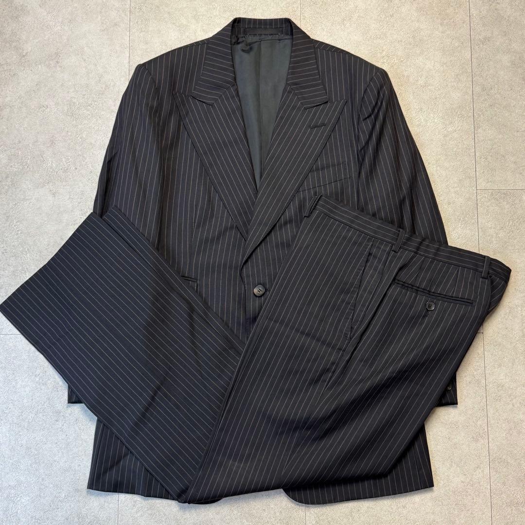 GUCCI トムフォード期 ストライプ シングル 2B スーツ セットアップ