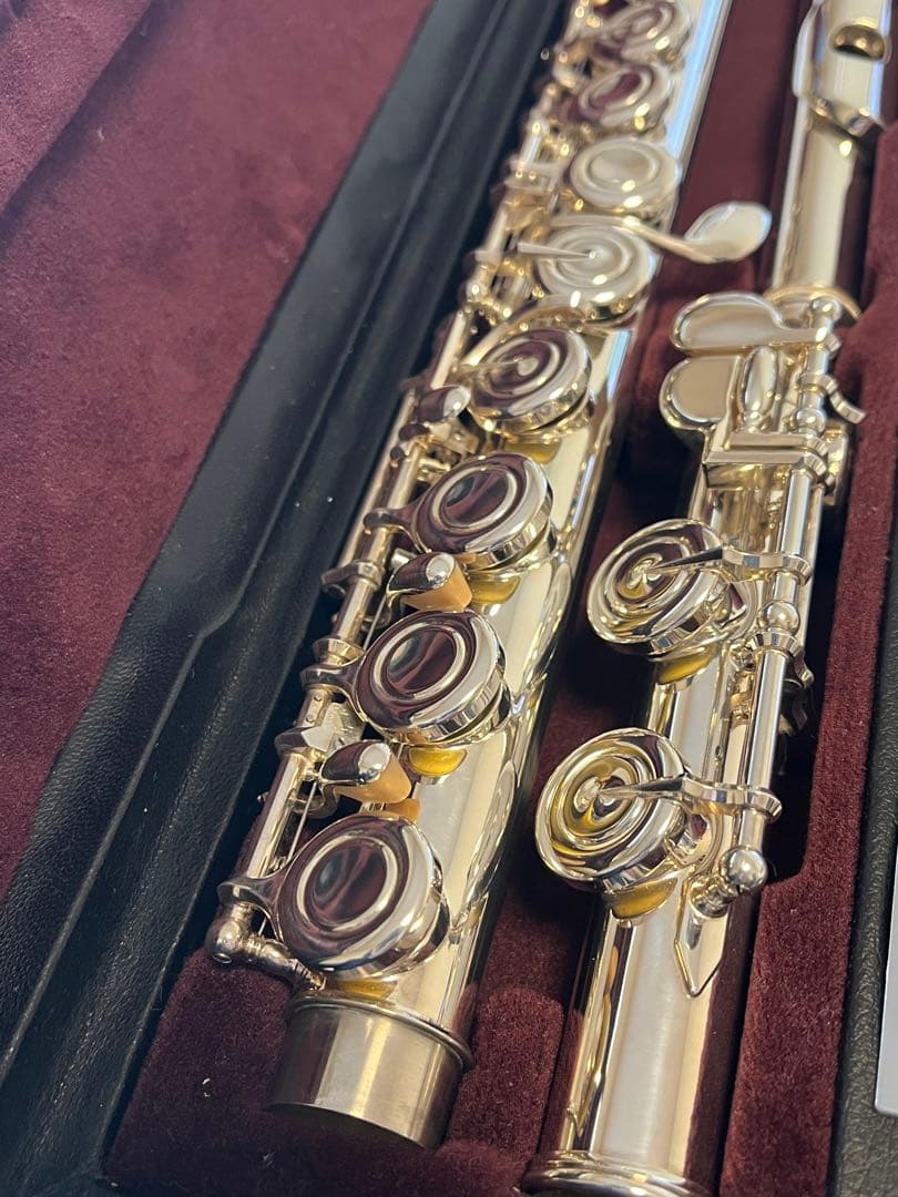 to e　YAMAHA YFL-312 フルート 頭部管銀製 Eメカ付き