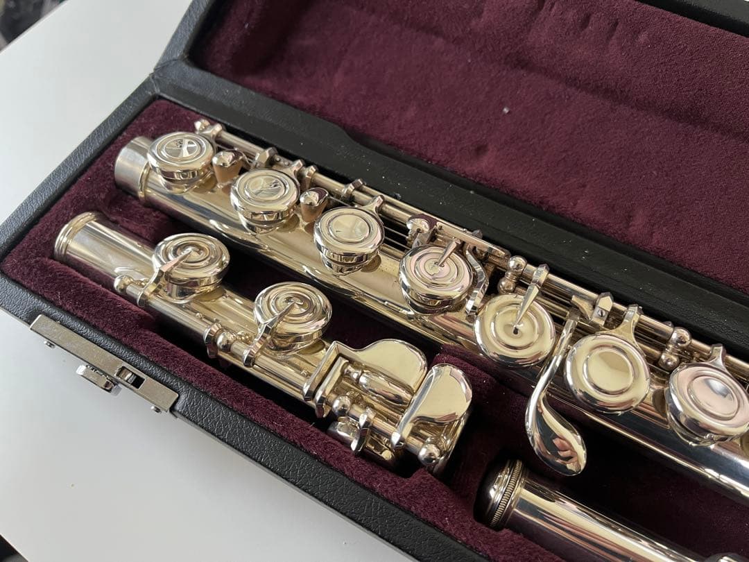 to e　YAMAHA YFL-312 フルート 頭部管銀製 Eメカ付き