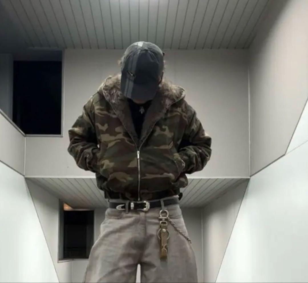 elev 迷彩ファー付きジャケット
