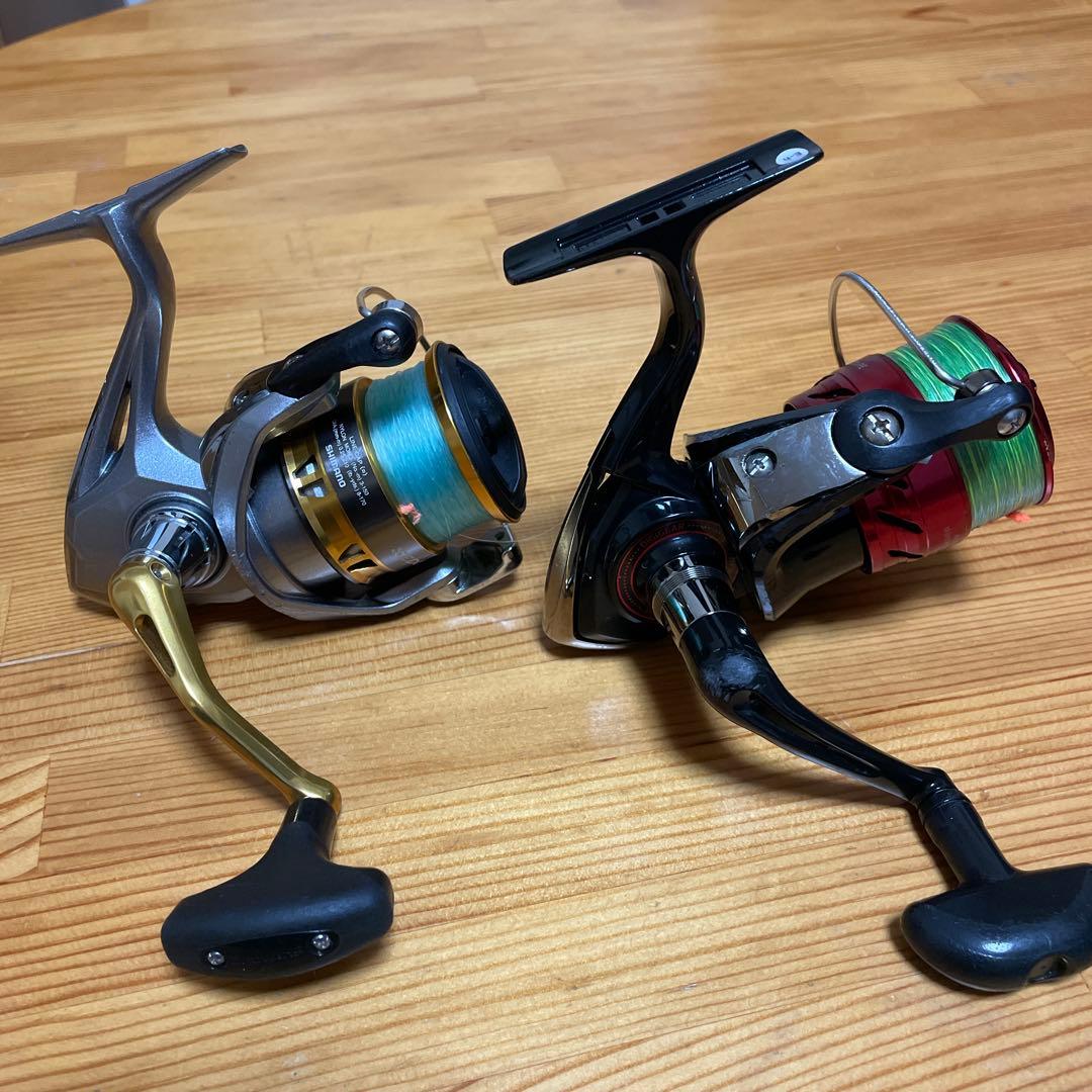 ダイワ　シマノ スピニングリール　2個 セット 3000番