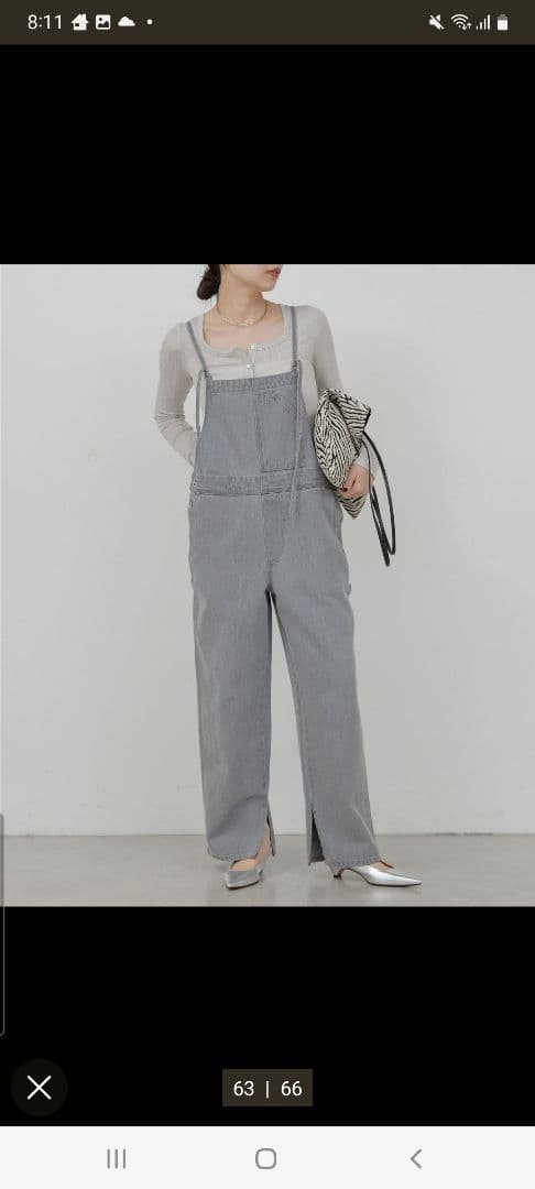 ガリャルダガランテ デニムサロペット グレー サイズ1