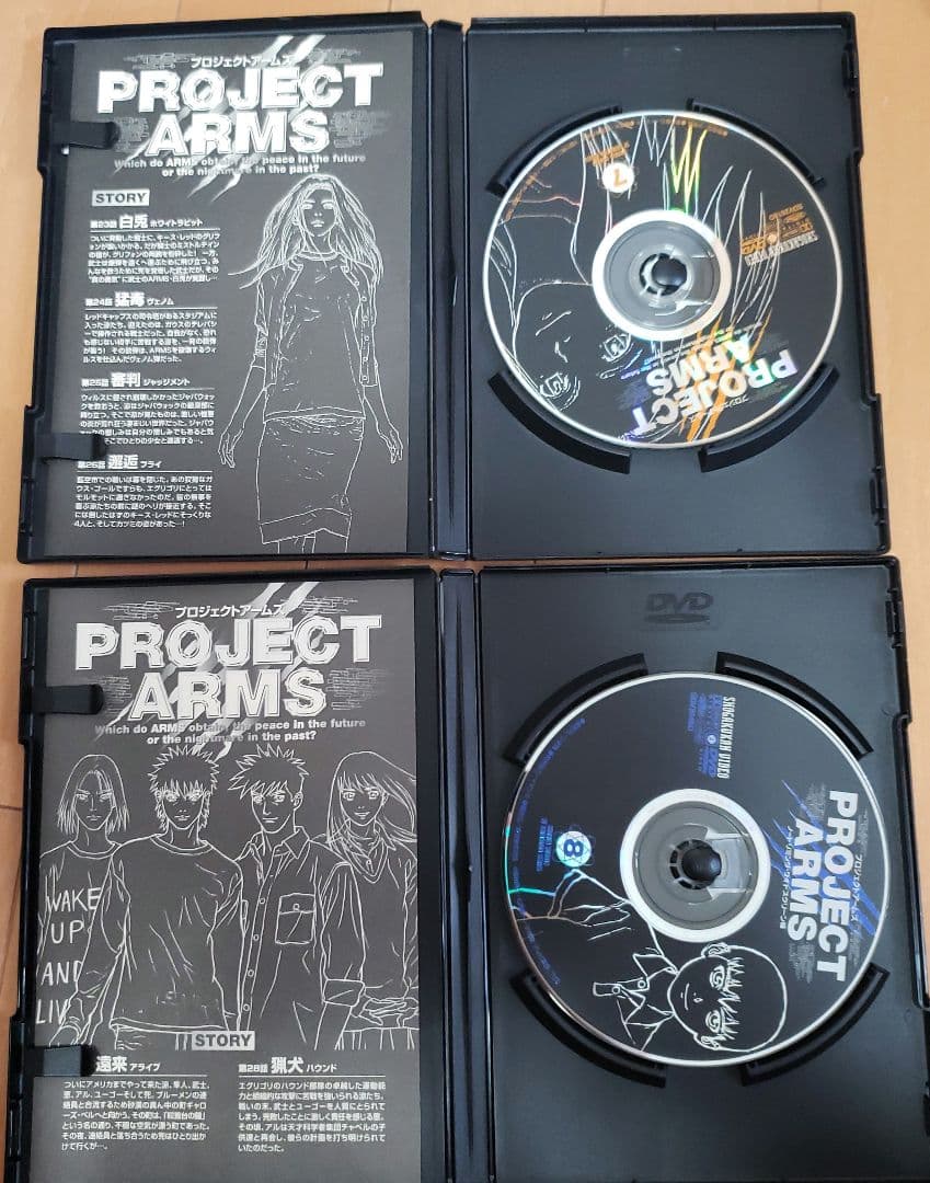 セル版　プロジェクトアームズ　1～8感覚
