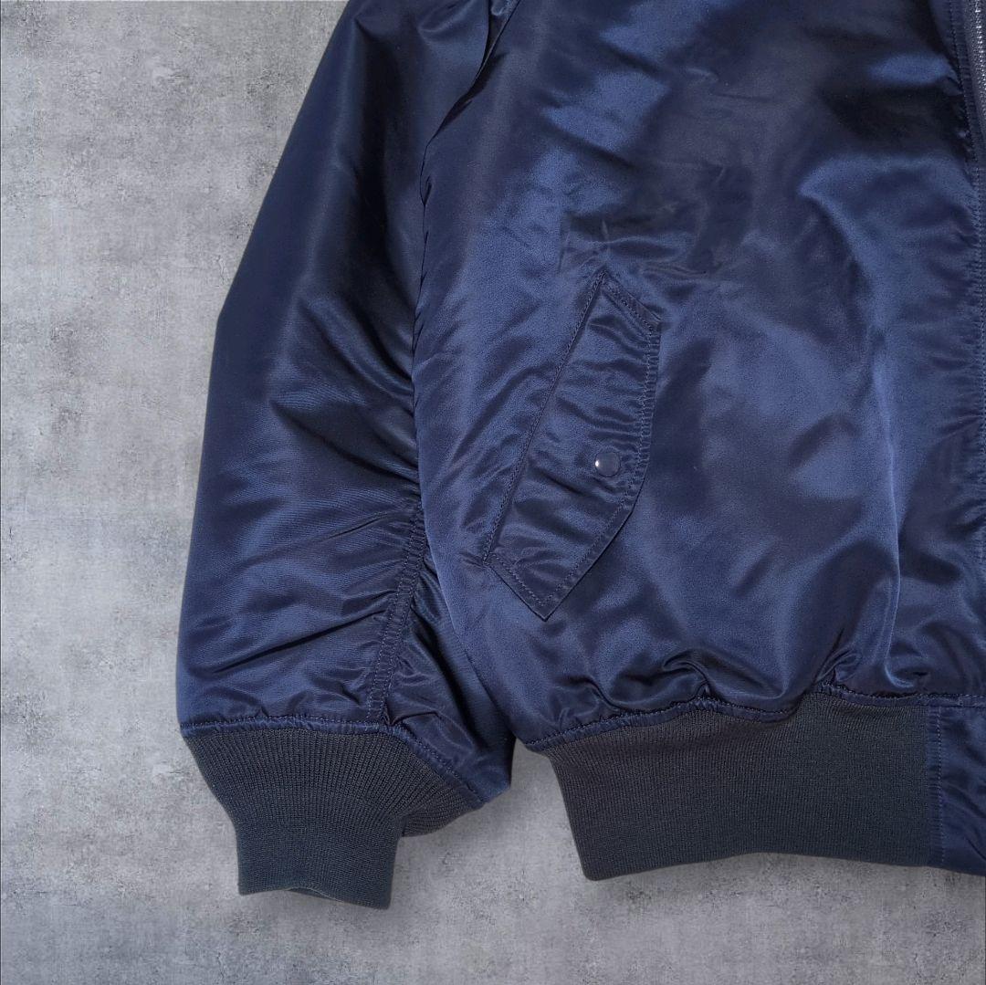 未使用級✨アルファインダストリーズ MA-1 ネイビー 5L 大きいサイズ