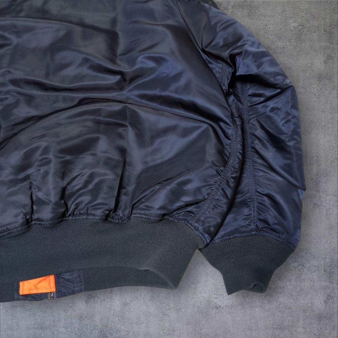 未使用級✨アルファインダストリーズ MA-1 ネイビー 5L 大きいサイズ