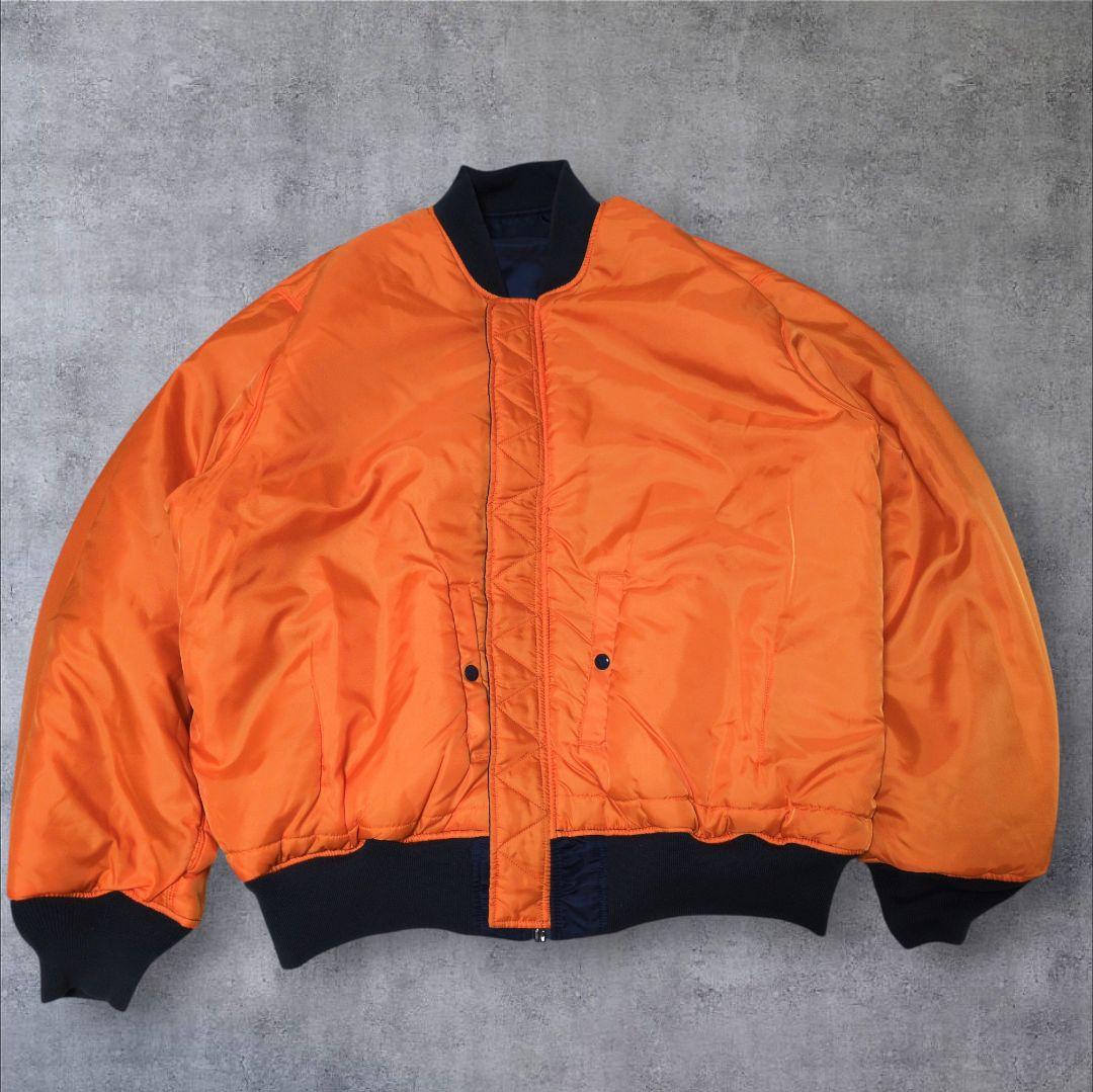 未使用級✨アルファインダストリーズ MA-1 ネイビー 5L 大きいサイズ