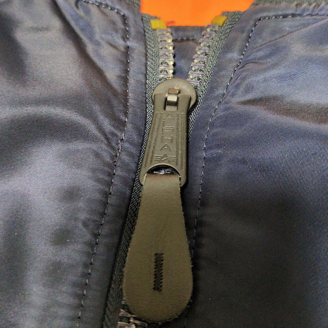 未使用級✨アルファインダストリーズ MA-1 ネイビー 5L 大きいサイズ