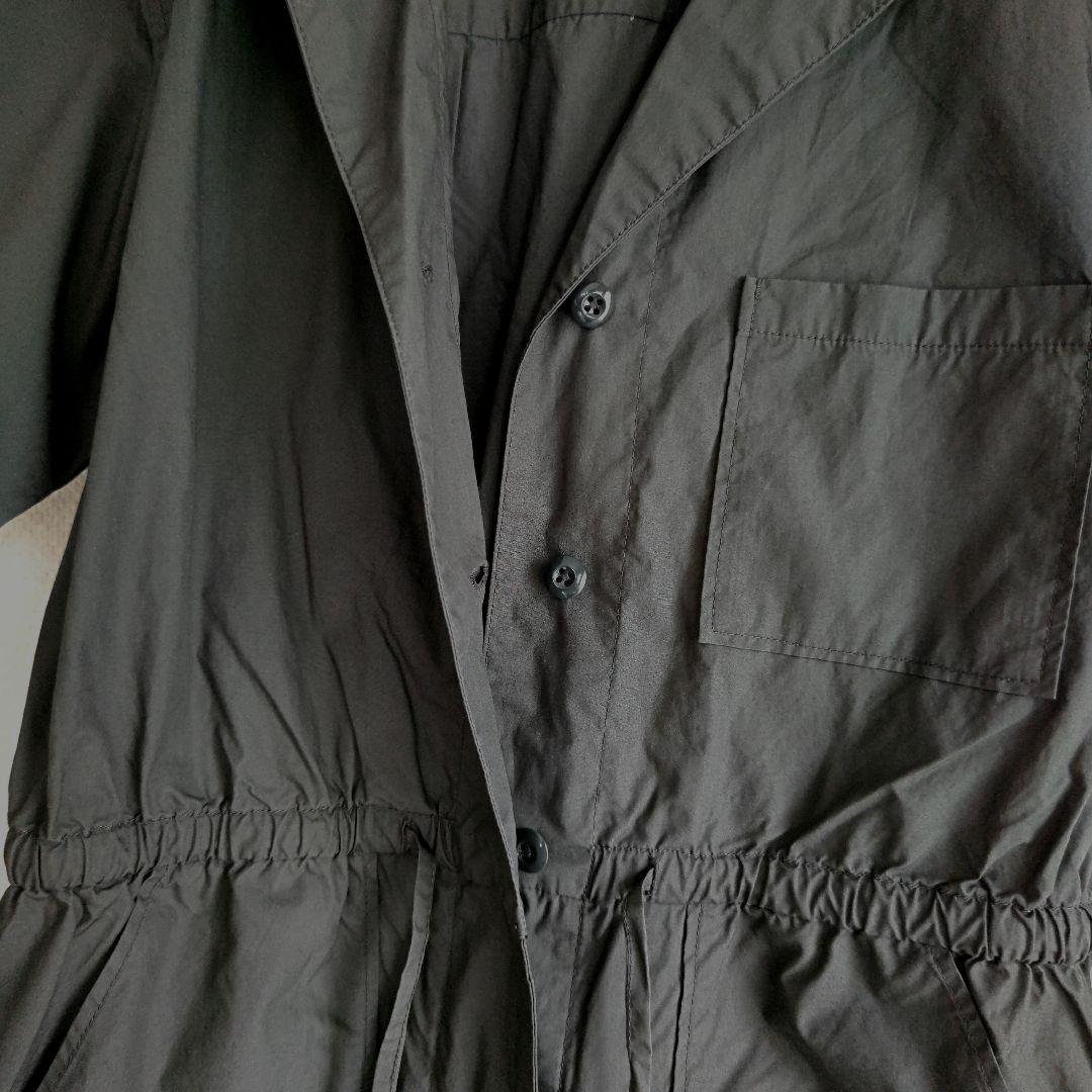 ✨未使用✨Spick＆Span　コットン 半袖ジャンプスーツ　ブラック　38