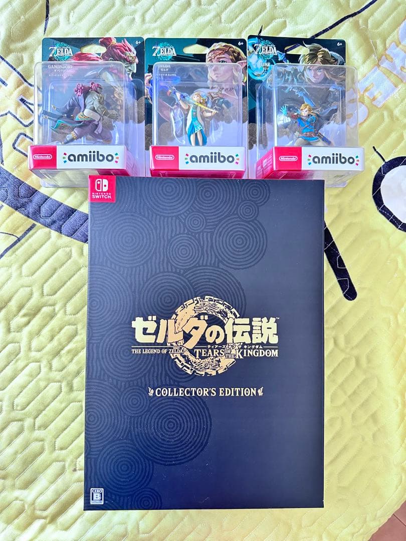 ゼルダの伝説 ティアーズ オブ ザ キングダム 限定版+amiibo 3体セット