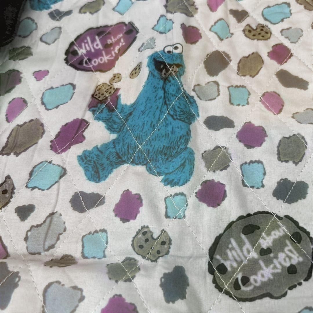 クッキーモンスター　セサミストリート ブルゾン MA-1 古着　ジャケット