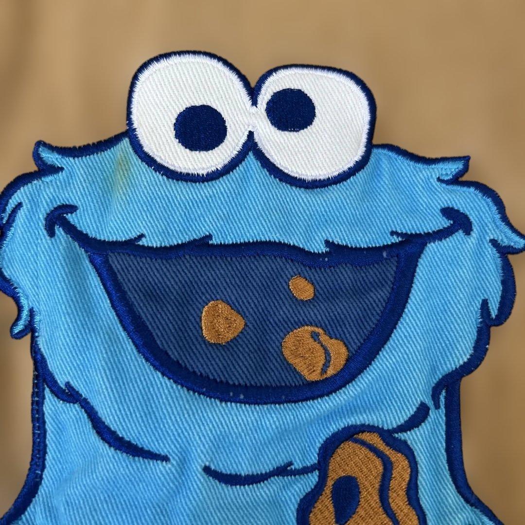 クッキーモンスター　セサミストリート ブルゾン MA-1 古着　ジャケット