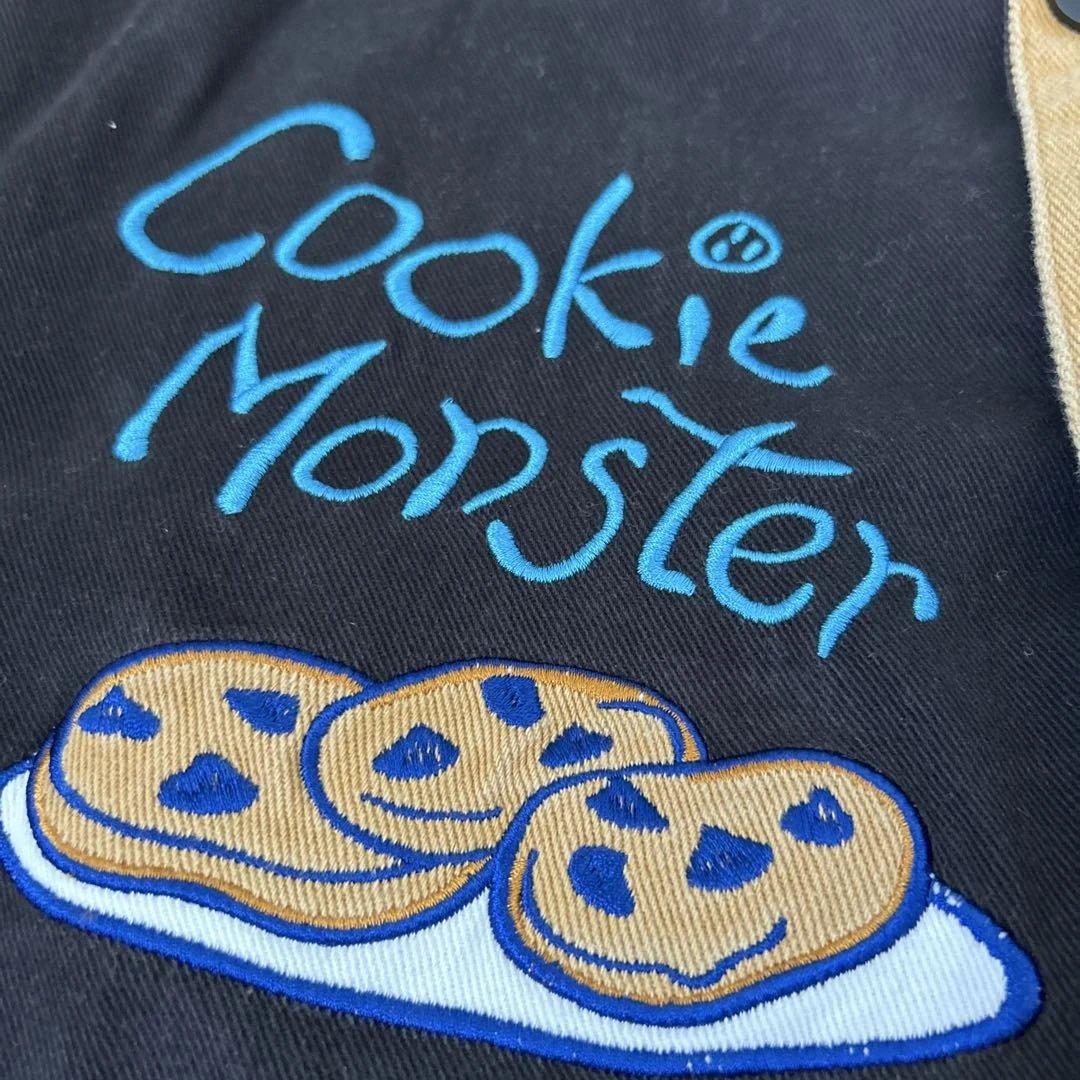 クッキーモンスター　セサミストリート ブルゾン MA-1 古着　ジャケット
