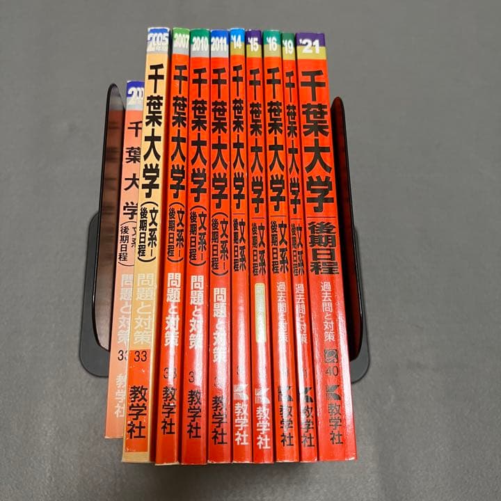 赤本　千葉大学　文系　後期日程　1998年～2020年 22年分