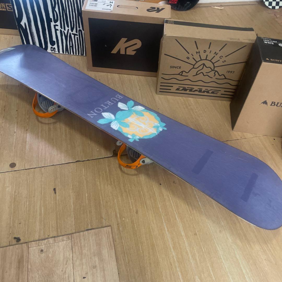 BURTON×RIDE　バートン　バインディング付　スノーボードセット