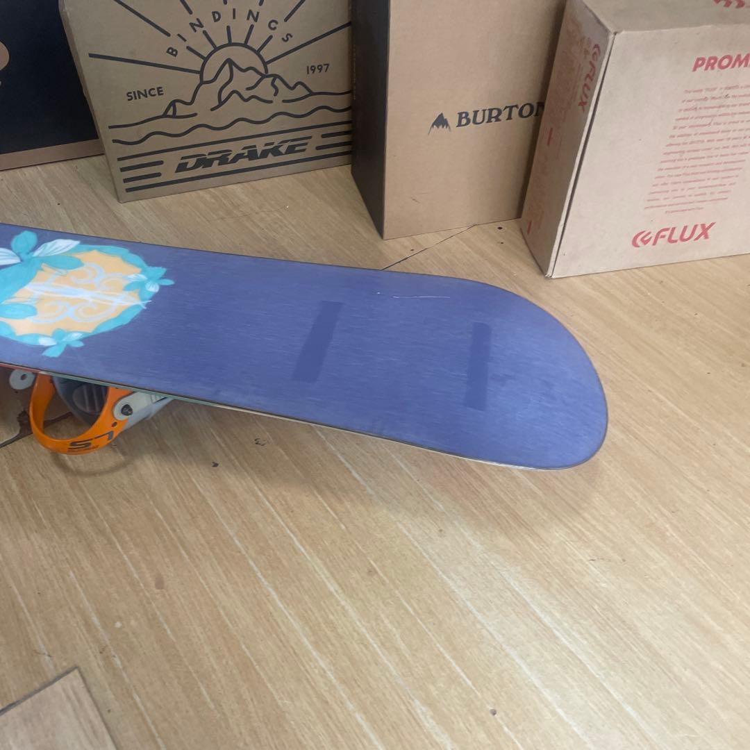 BURTON×RIDE　バートン　バインディング付　スノーボードセット