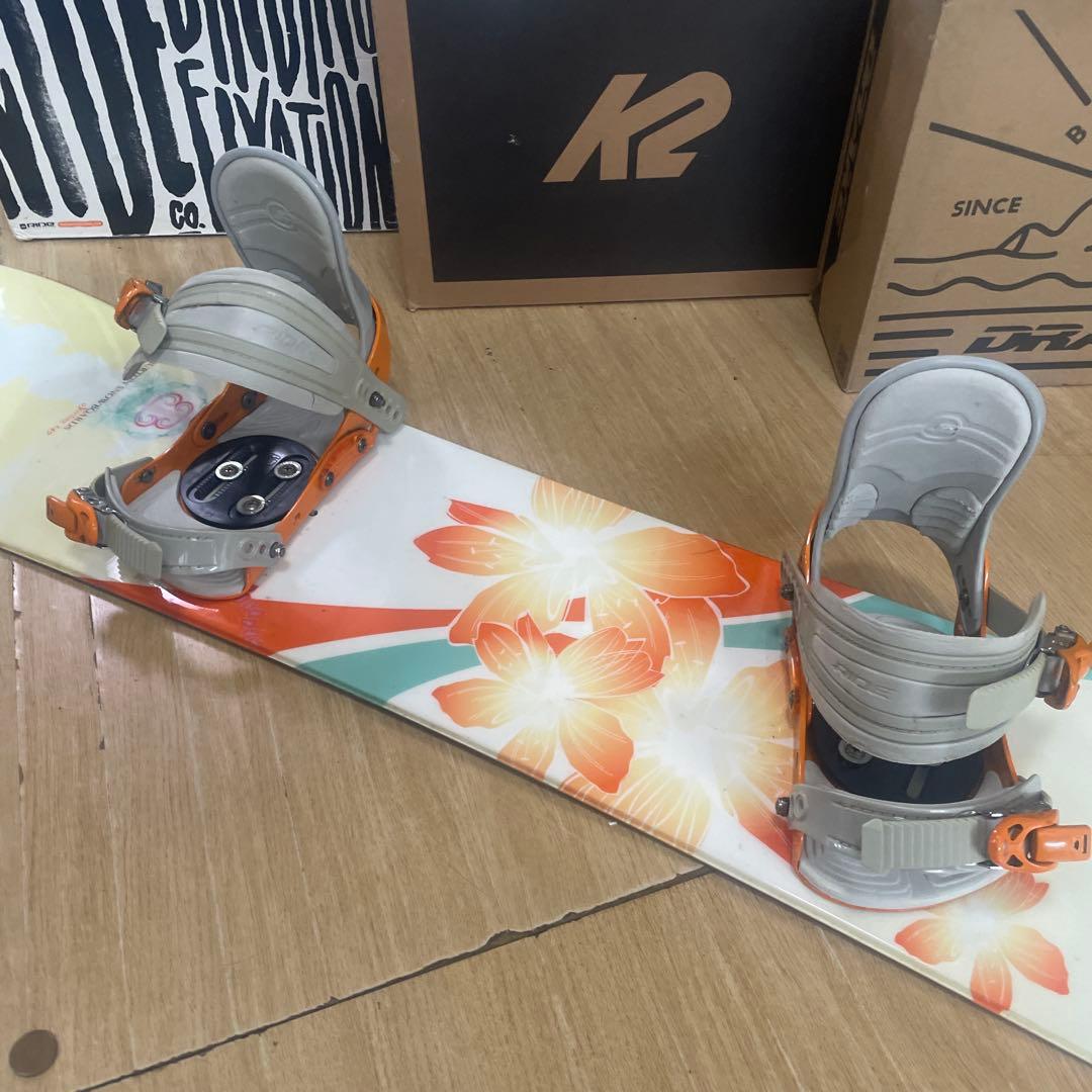 BURTON×RIDE　バートン　バインディング付　スノーボードセット