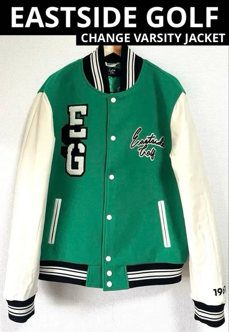 新年特価　EASTSIDE GOLF 23年スタジャン グリーンM 新品タグ付