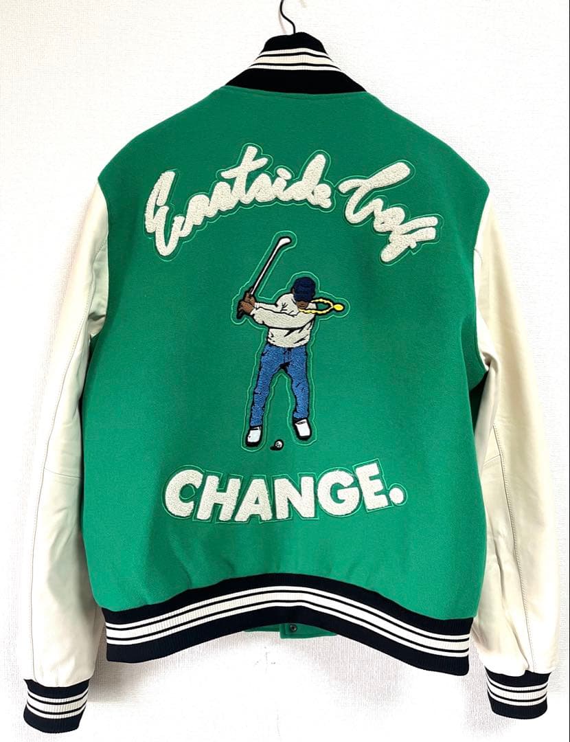 新年特価　EASTSIDE GOLF 23年スタジャン グリーンM 新品タグ付