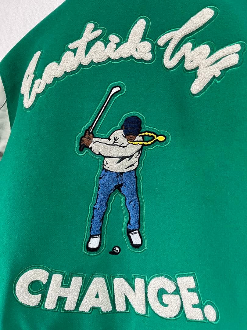 新年特価　EASTSIDE GOLF 23年スタジャン グリーンM 新品タグ付