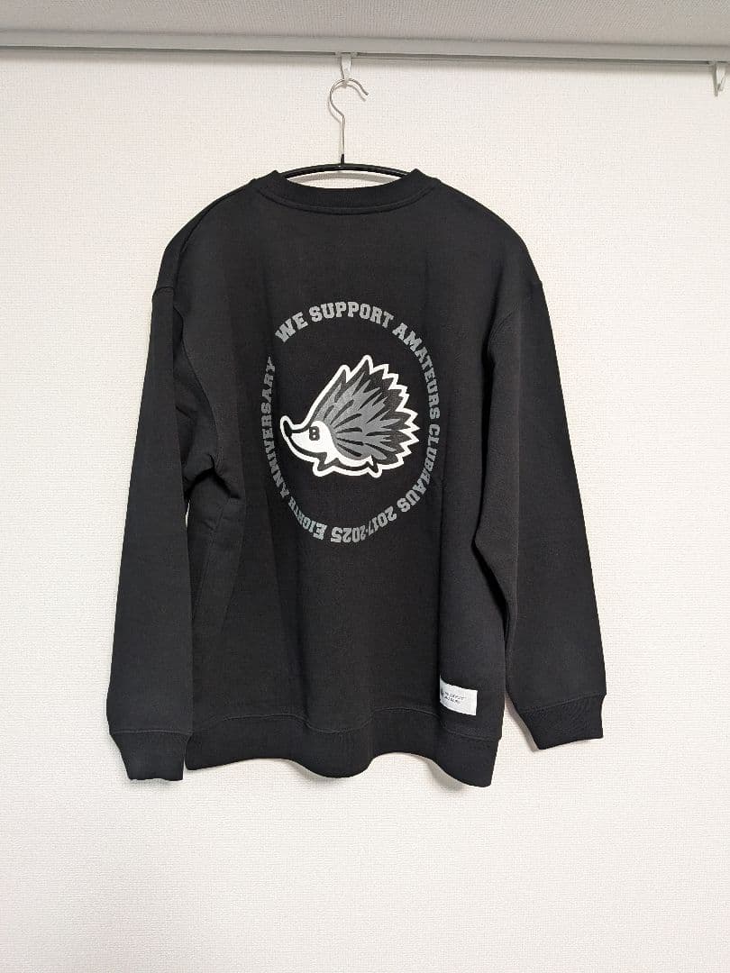 新品 クラブハウス clubhaus スウェット BLACK 8周年 XLサイズ