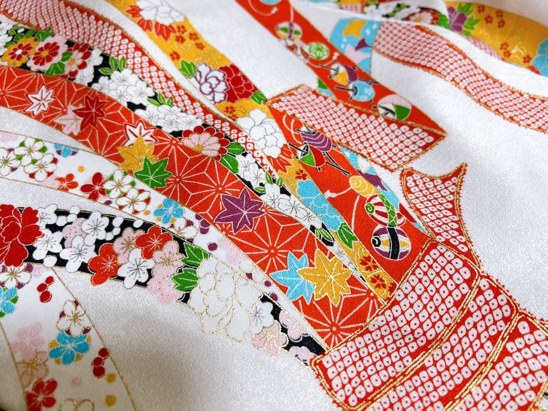 【専用出品】総絞り被布♡七五三　3歳　女の子　フルセット　レトロ　アンティーク