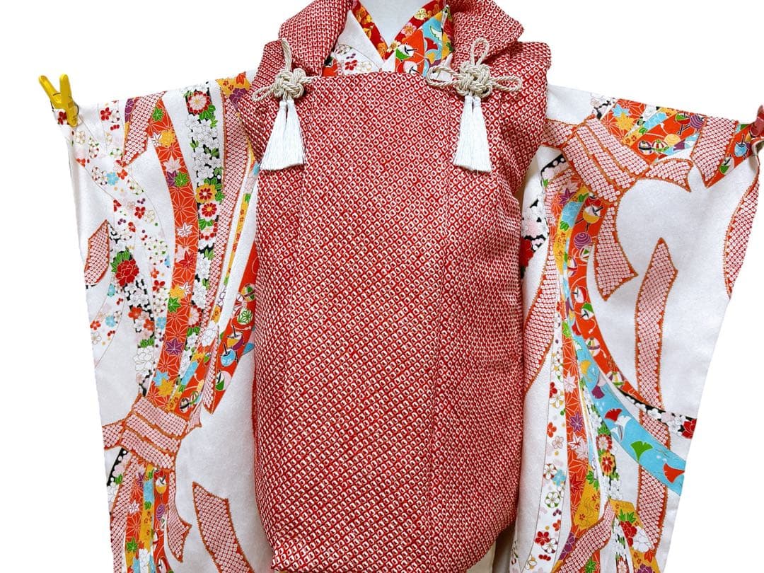 【専用出品】総絞り被布♡七五三　3歳　女の子　フルセット　レトロ　アンティーク