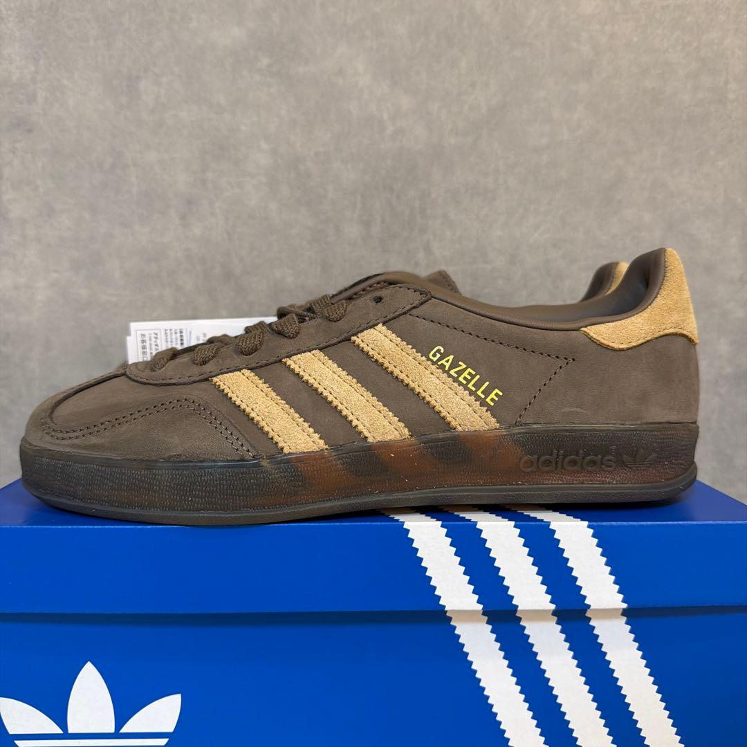 アディダス ガゼルインドア 新品 JQ8386 カーゴブラウン 24cm
