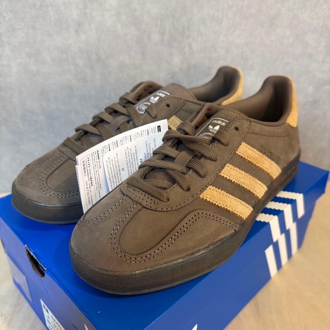 アディダス ガゼルインドア 新品 JQ8386 カーゴブラウン 24cm