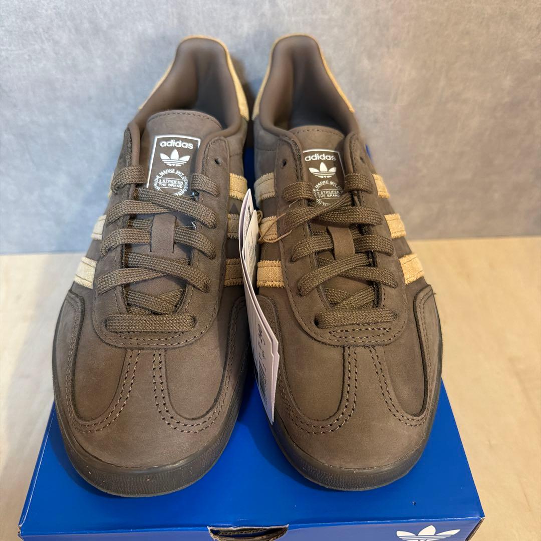 アディダス ガゼルインドア 新品 JQ8386 カーゴブラウン 24cm