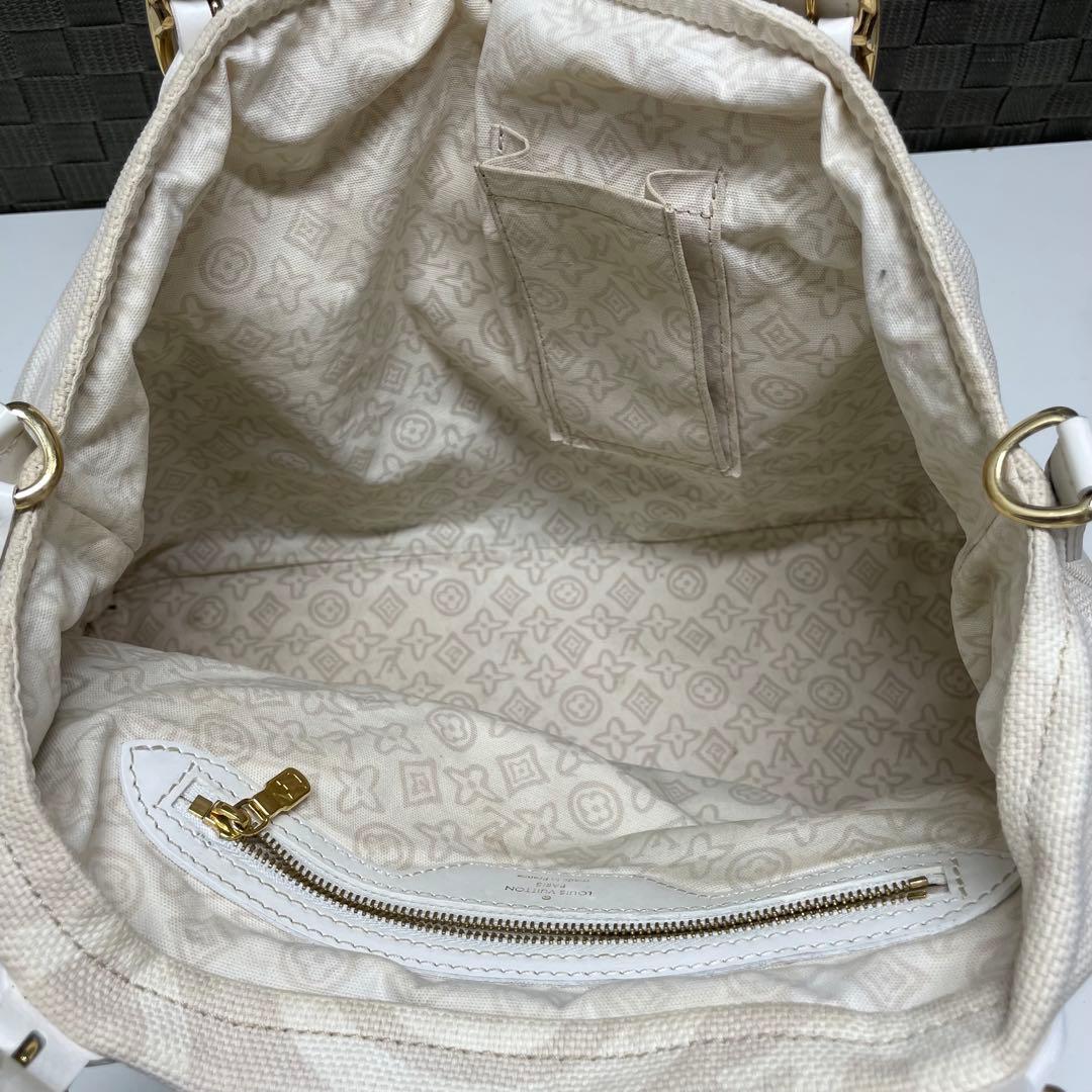 な*こ様 LOUIS VUITTON タイシエンヌPM トートバッグ ホワイト