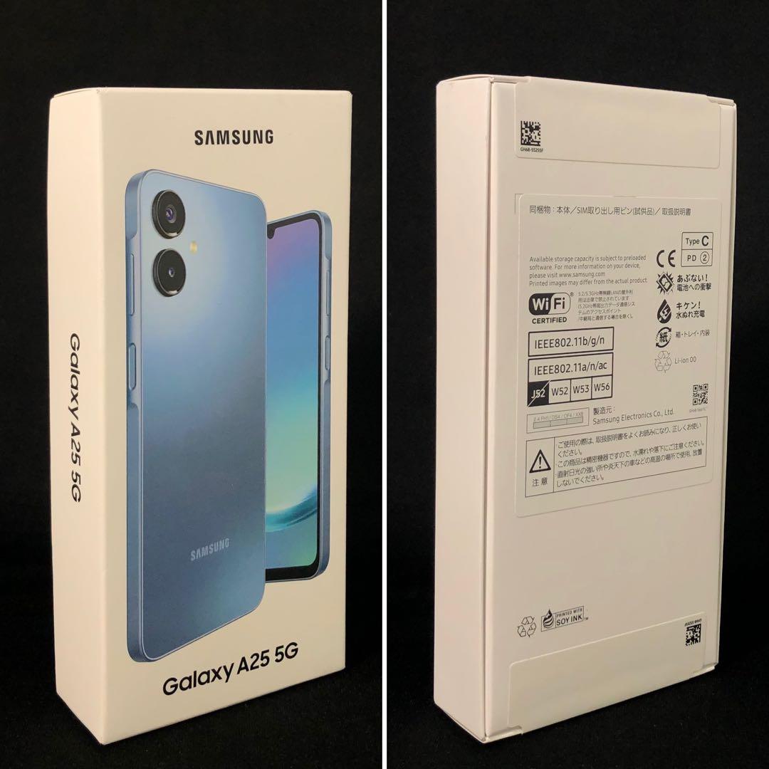 【新品未開封】サムスン】Galaxy A25 5G】ブルー】SIMフリー